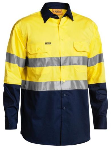 Picture of BISLEY Taped Hi Vis Cool Lightweight  Shirt